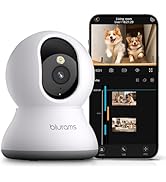 blurams Pet Camera 2K, 360° Dog Camera with Phone App, PTZ Indoor Cameras for Home Security Indoo...