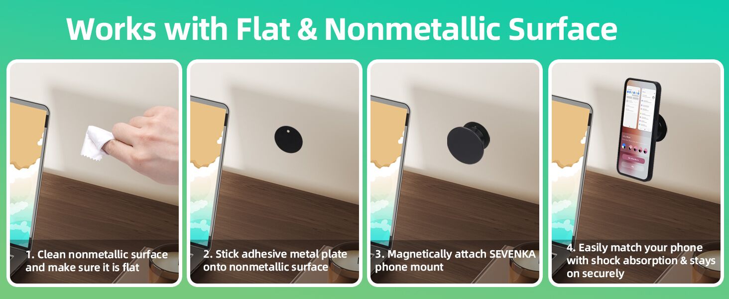 VERSATILE PHONE MAGNET MOUNT - Gym Buddy's Magnetic Phone Holder, perfect for gym and treadmill use