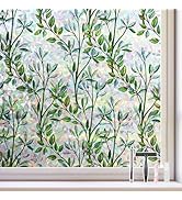 Kromapolis Window Film Rainbow Window Privacy Film Stain Glass Window Cling 3D Decorative Sticker...