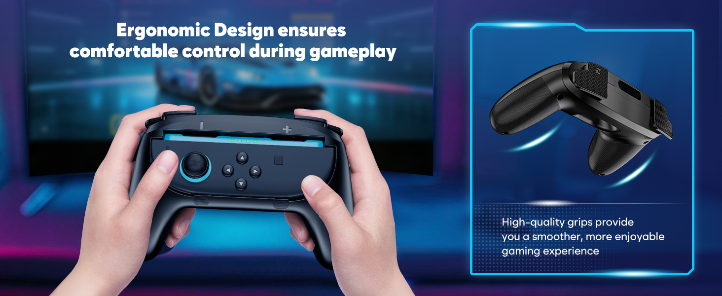 ProCase Joy-Con Controller Hand Grips for Switch 2 2025