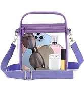 GYEUKHAM Clear Crossbody Bag, Stadium Approved Clear Purse Messenger Bag for Concerts Sports Even...