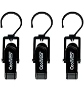 CoolNES - Hook Hanger Fence Clip Peg for Any Size Towel Tennis pickelball Golf Baseball - Pack of 3