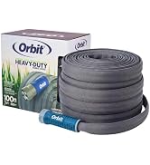 Orbit ExoJacket Fabric Garden Hose - 100 ft x 5/8 in - Heavy-Duty Fabric - Durable ExoJacket Cons...