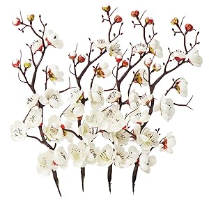 Real Touch Silk Plum Blossom Flower