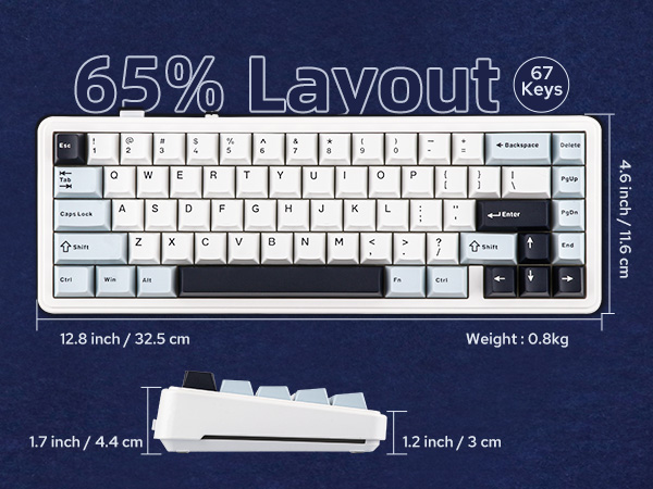 F65 wireless gaming keyboard