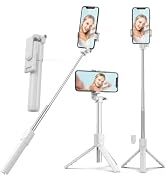 XIHAMA Selfie Stick Tripod,3 in 1 Extendable Selfie Stick with Wireless Remote,Portable Phone Tri...