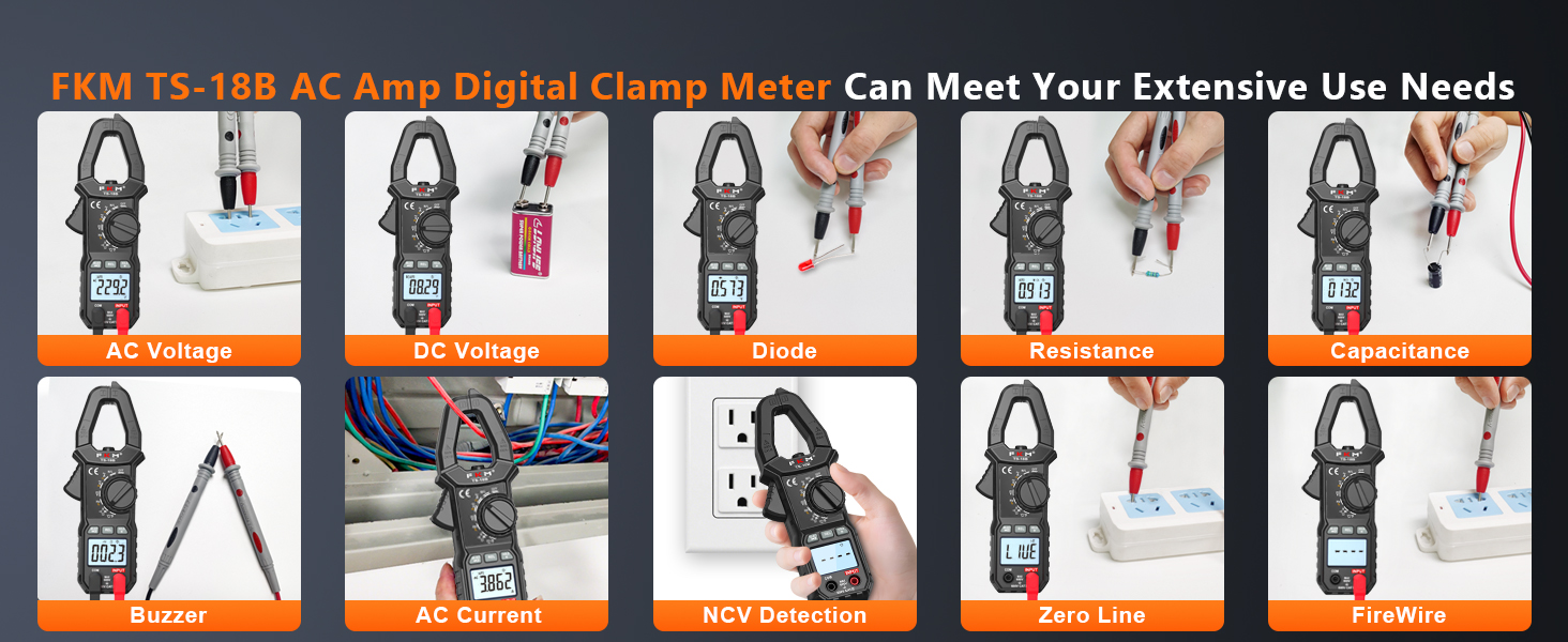 amp clamp,clamp meter,clamp multimeter,multimeter tester,automotive multimeter,electric tester