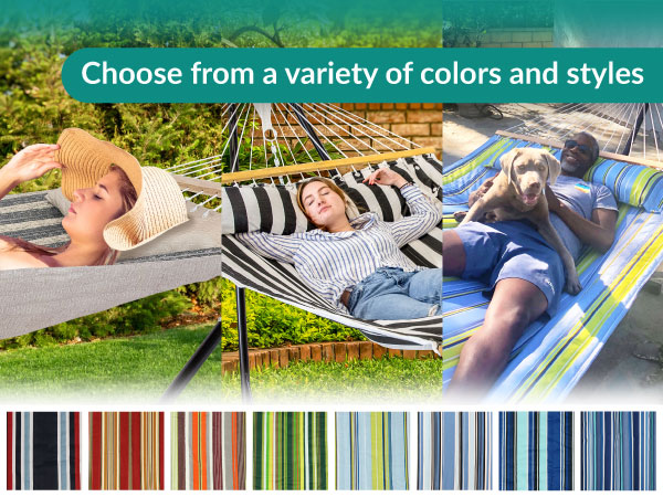 Choose from a variety of colors and styles