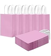 qiqee 24PCS Small Gift Bag with Handles Bulk 8.3