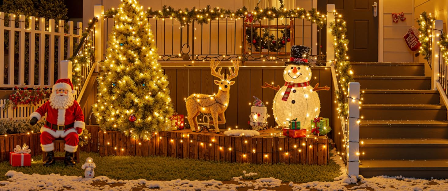 Brightown Solar string lights outdoor waterproof