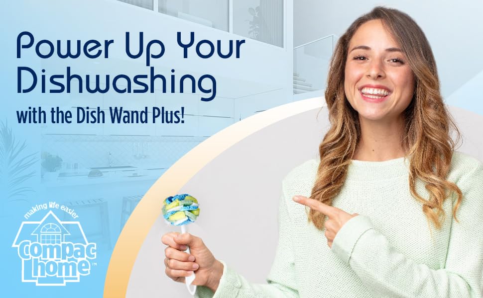 Dish Wand Plus Power up your dishwashing