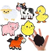 Large Cute Farm Animals Refrigerator Magnets for Kids Kids Ages 3 and Up | Fridge Magnets for Tod...