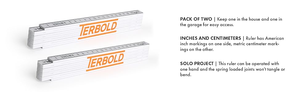 TERBOLD Folding Ruler A+