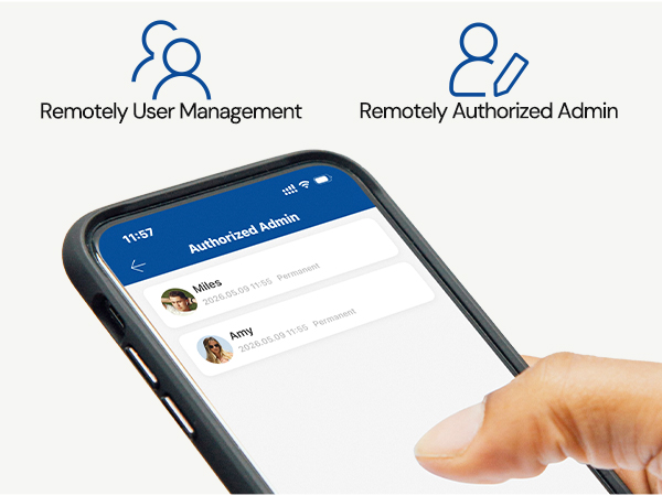 Remotely User Management Remotely Authorized Admin