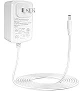 TKDY 24V 1A Power Supply White, Led Strips Light Power Cord, 100V-240V AC to 24Vdc 1Amp Switching...