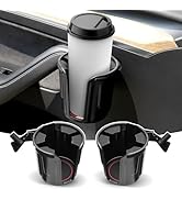 Shademax Set of 2 Car Cup Holder for Tesla Model Y 2020-2025 / Model 3 2017-2023 Left&Right Side ...