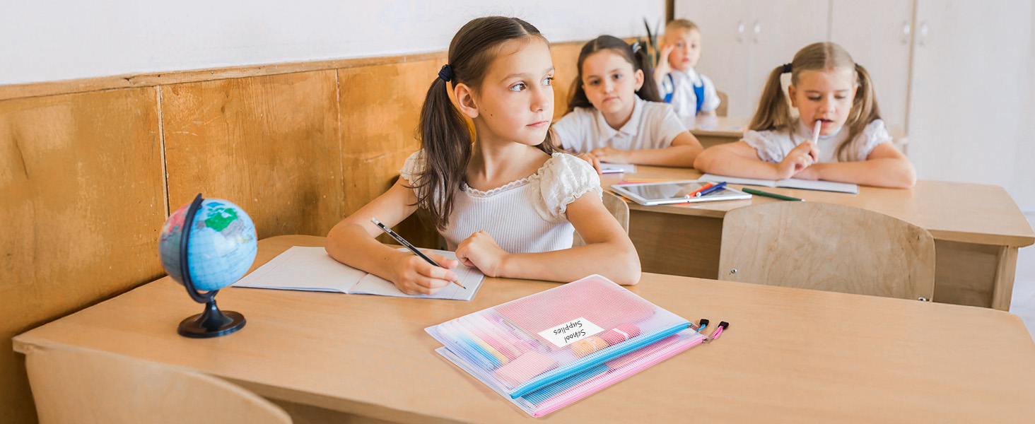 zipper pouches for classroom