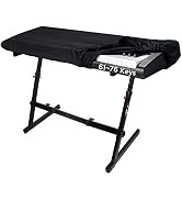 Piano Keyboard Dust Cover, 61 Keys Piano Music Keyboard Cover, Stretchy Electronic Keyboard Piano...