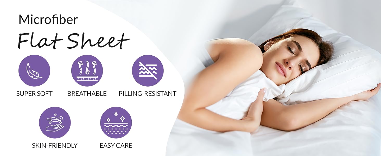 flat sheet sold separately white flat sheet queen flat sheet king flat sheet full flat sheet soft
