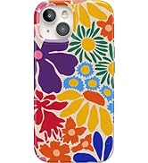Casely iPhone 15 Case | Flower Patch | Multi-Color Floral Case | Classic