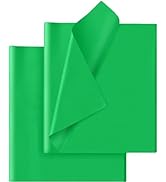 Green Tissue Paper for Gift Bags - 30 Sheets of Green Wrapping Tissue Paper Bulk Packaging Paper ...