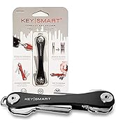 KeySmart Compact Minimalist Pocket-Sized Key Holder and Key Organizer w Expansion Screws, EDC Key...