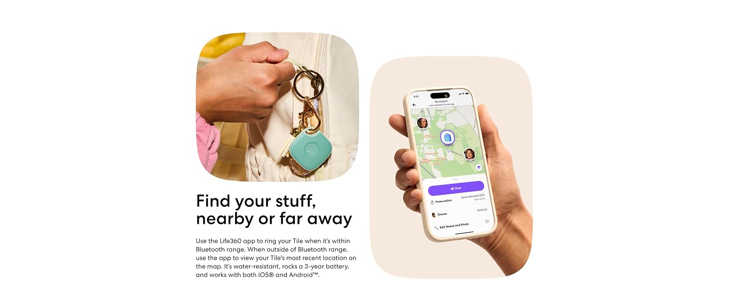 Find your stuff, nearby or far away