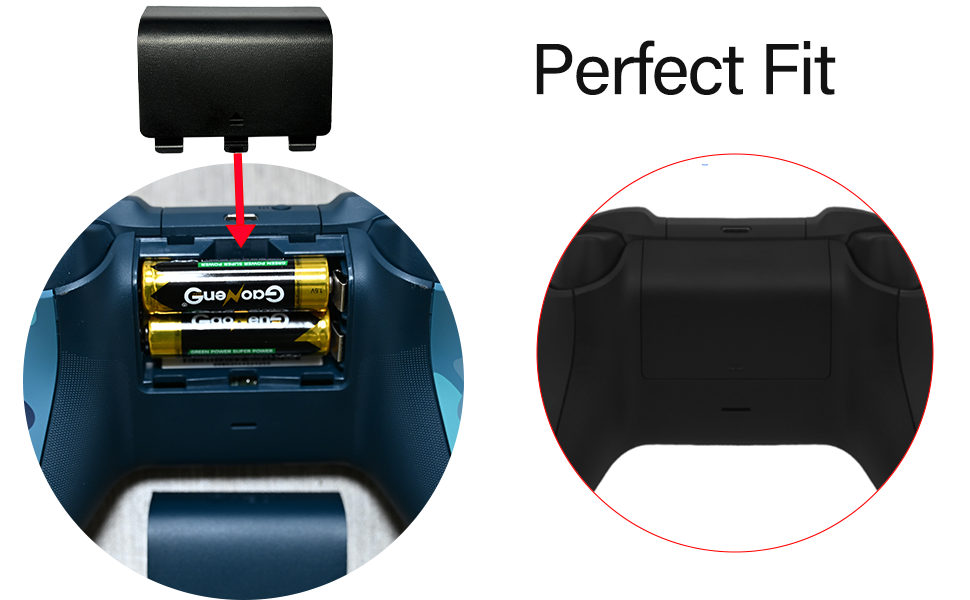 4 Pack Battery Back Cover for Xbox Series X Controller
