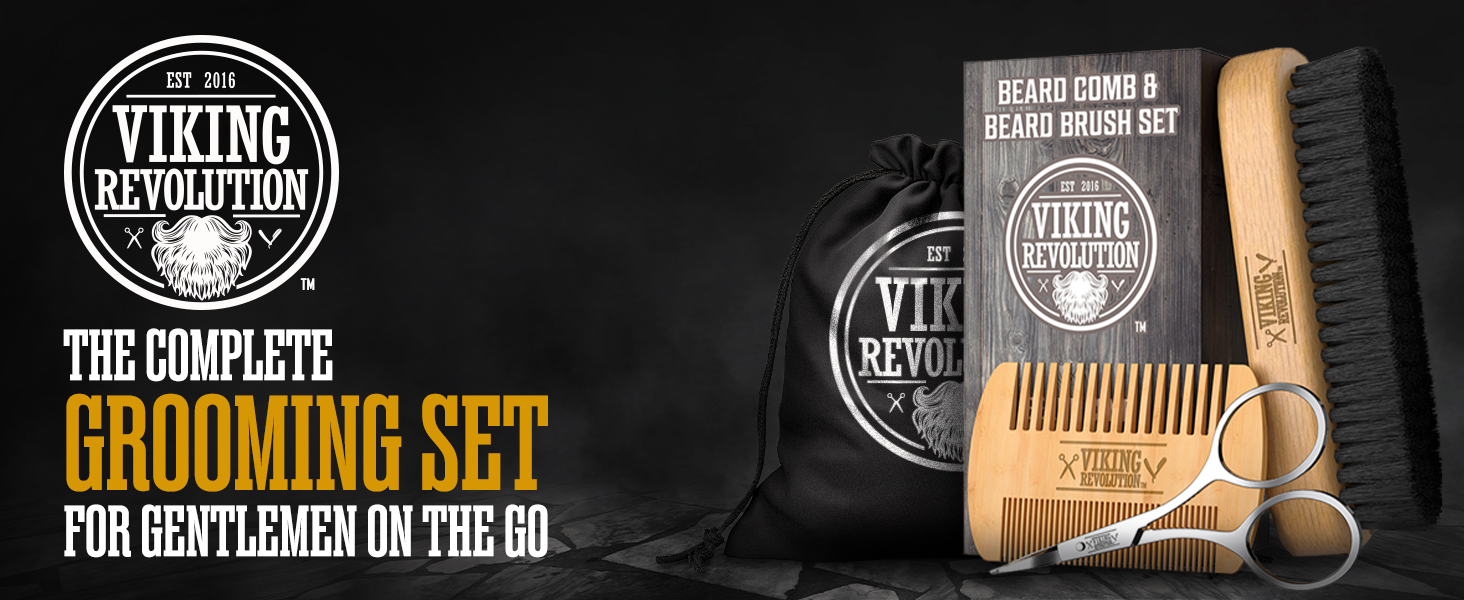 The complete grooming set for gentlemen on the go