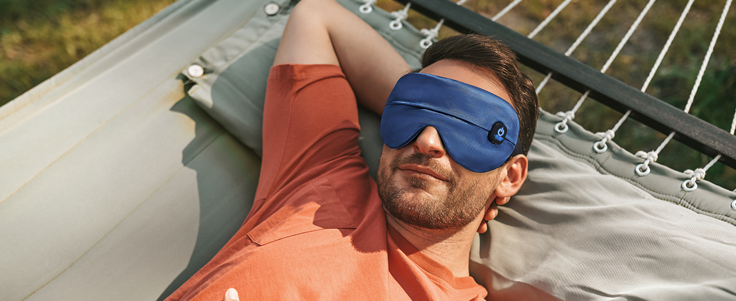 Cordless Heated Eye Mask, Long-Lasting Warm Eye Compress Mask for Dry Eyes Stye Relax Eye Strain
