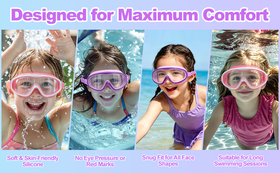 Kids Swim Goggles 2 Pack