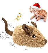 Gigwi Interactive Cat Toys for Indoor Cats, Cat Mouse Toys with Electronic Realistic Squeaky Soun...