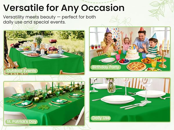 Tablecloths Plastic Cover