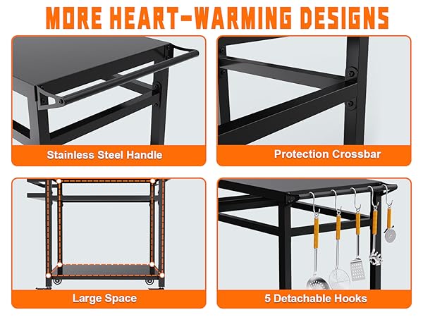 outdoor grill cart