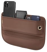 Owntow Universal Fit Car Seat Gap Filler Organizer, Premium Leather Car Organizers and Storage Ca...