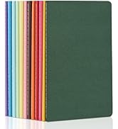 ZCZN 12 Pack Colorful Blank Notebooks Bulk, A5 Journals with 12 Colors, 60 Pages/30 Sheets, 8.3x5...