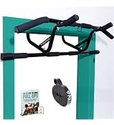 PULLUP & DIP Doorway Pull-Up Bar Without Screwing And No Slipping, Professional Door Frame Chin-U...