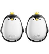 Gaiatop Hand Warmers Rechargeable, 2 Pack 3 Settings Portable Electric Hand Warmer Reusable Pocke...