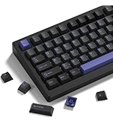 COSTOM PBT Doubleshot Keycaps,Custom Keyboard Keycaps 60 75 100 Percent,Cherry Profile Keycaps, 6...