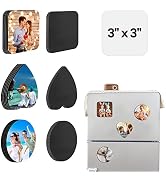 WIOR Sublimation Blanks Refrigerator Magnets, 15 Pcs 3 Inch Large Sublimation Magnet Blanks for R...