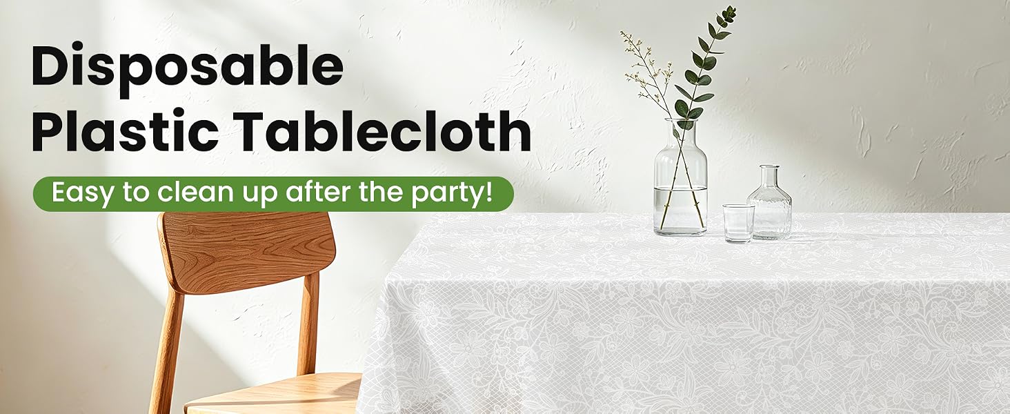Disposable Plastic Tablecloth