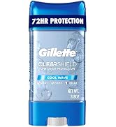 Gillette Antiperspirant and Deodorant for Men, 72hr Instant Sweat & Odor Protection, Long Lasting...