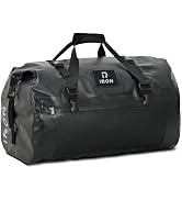 IRON JIA'S Motorcycle Dry Bag - Waterproof Duffle & Luggage Tail Bag Saddle Bags with Roll Top Cl...