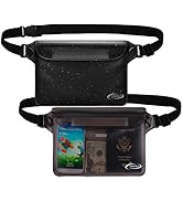 AiRunTech Waterproof Pouch with Waist Strap (2 Pack) | Beach Accessories Best Way to Keep Your Ph...
