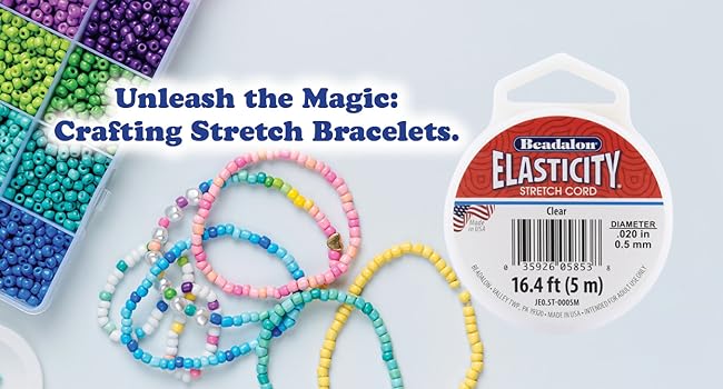 cord yarn strechy elastic clear rope material hacer pulseras jewelry cording crafting thin craft