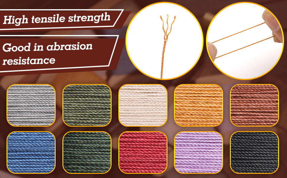 Round Waxed Thread