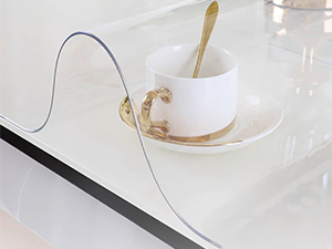 crystal clear table pad
