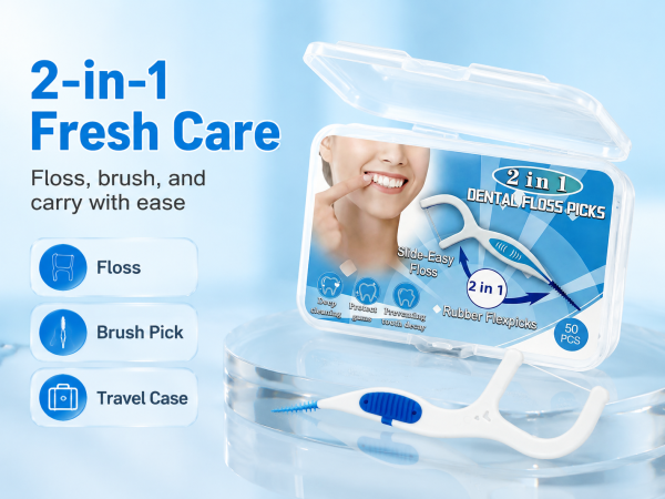 Dental Floss Picks Interdental Brushes