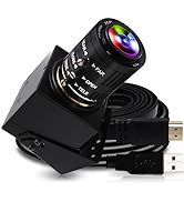 ELP 4K USB HDMI Camera Manual Zoom Webcam Variable Focus PC Camera Mini Close-up Camera for Compu...