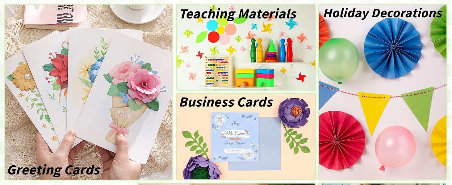 Premium full-dyed cardstock – zero white core Vibrant, even color from edge to edge Delivers flawles